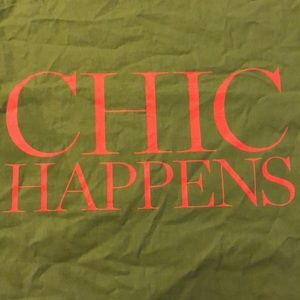 Gifted to a buyer-Green tote CHIC happens